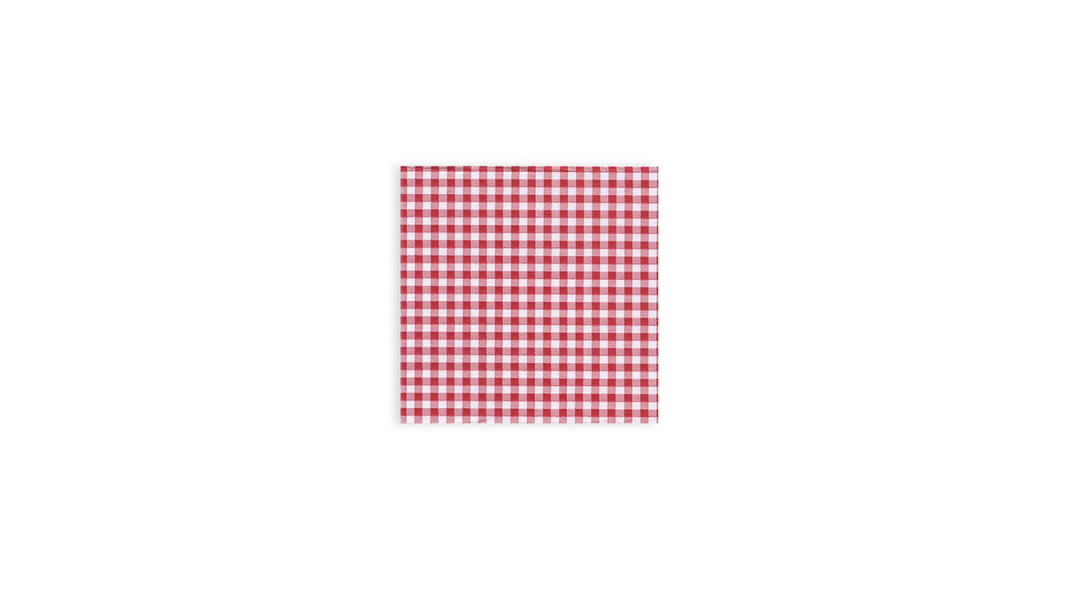 Serviette AirWave VICHY Rosso, 33 x 33 cm, 1/4-Falz
