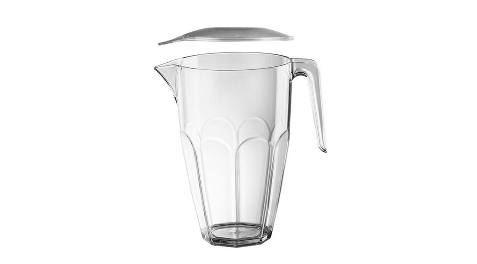 Pitcher mit Deckel, 2'250 ml, SAN
