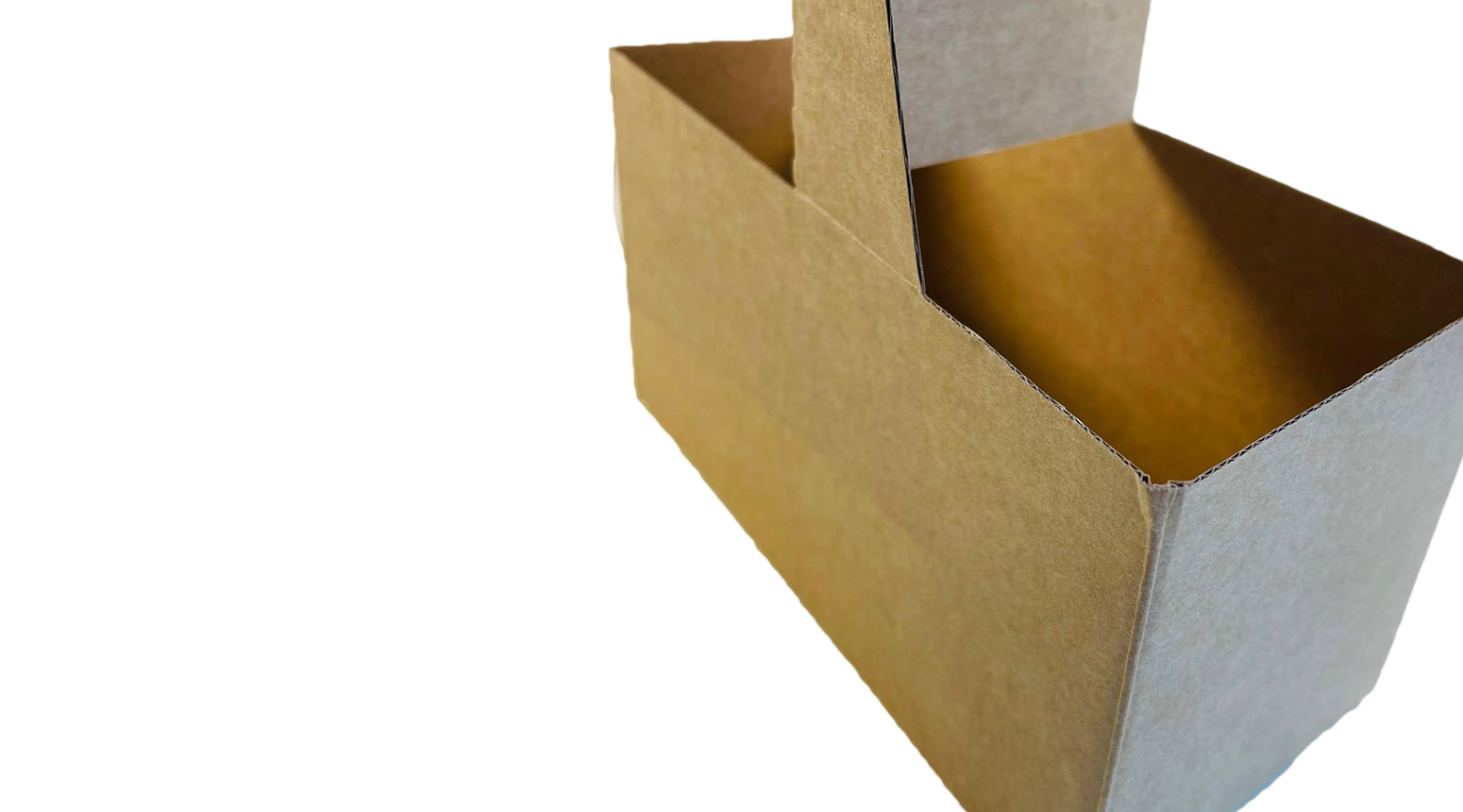 Trinkbecherhalter 2er mit Griff, 180 x 83 x 145 mm, braun