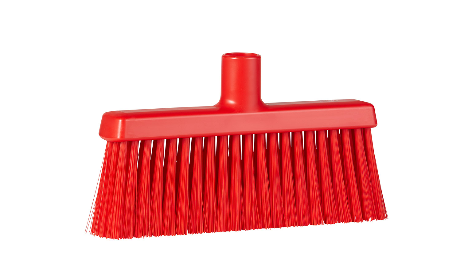 VIKAN Schmaler Besen, weich/hart, 260 mm, rot