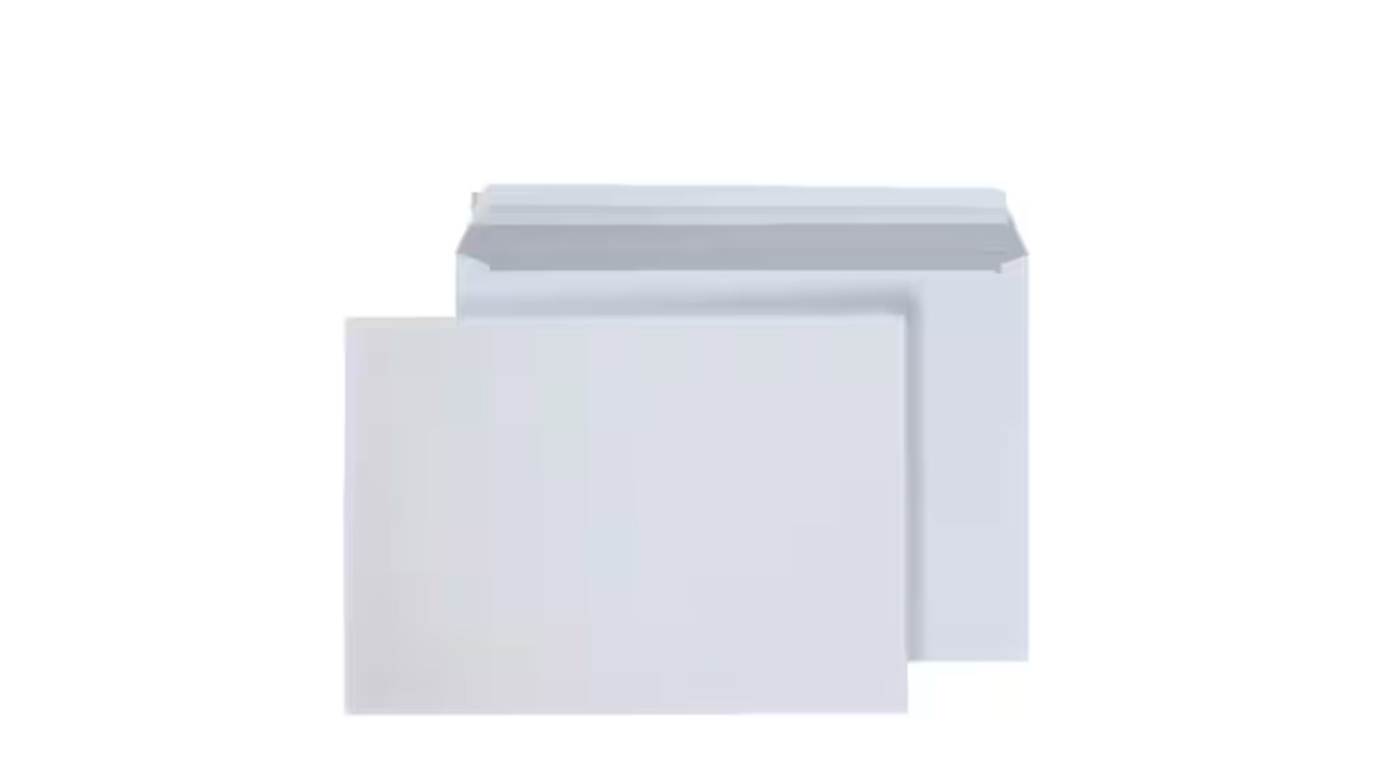 Briefumschlag C4 ohne Fenster inkl. Haftklebeverschluss, weiss