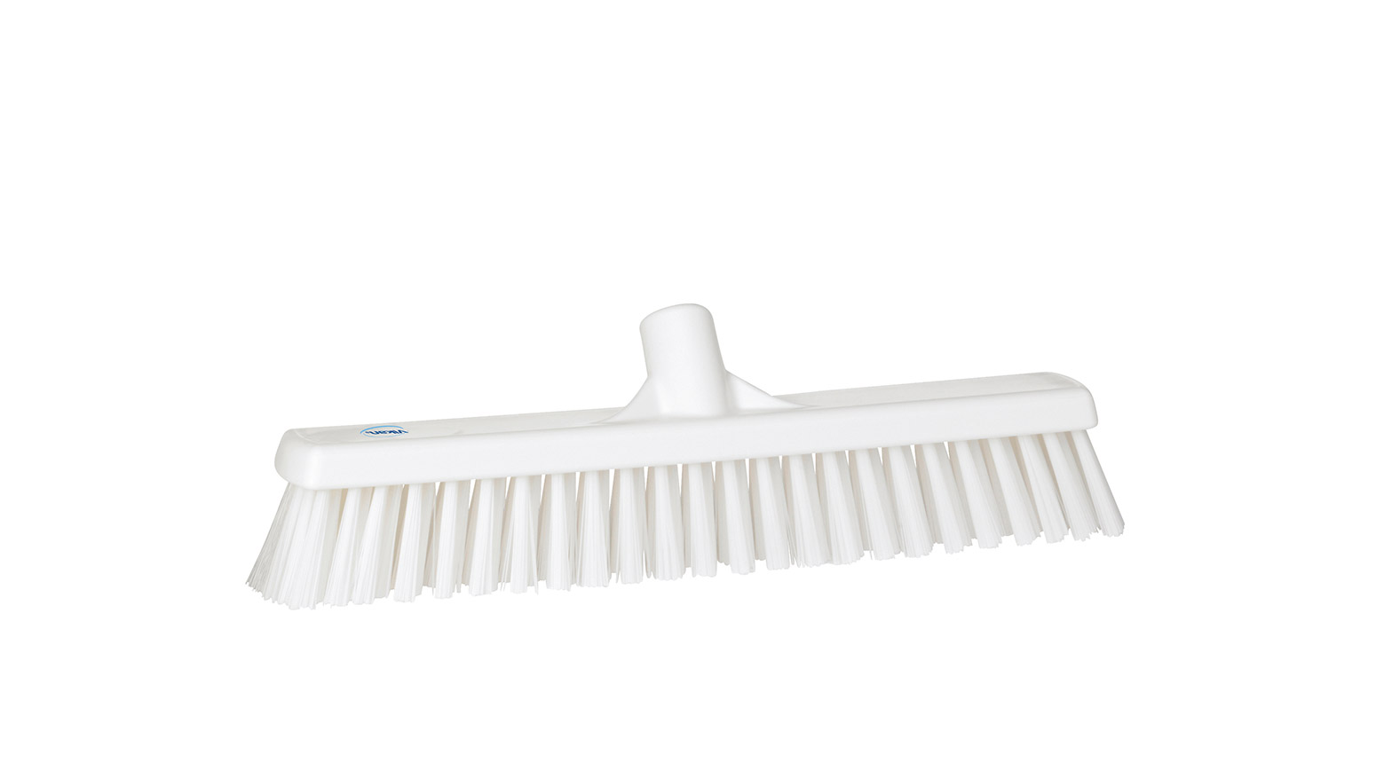 VIKAN Besen, weich/hart, 410 mm, Borstenlänge 58 mm, weiss