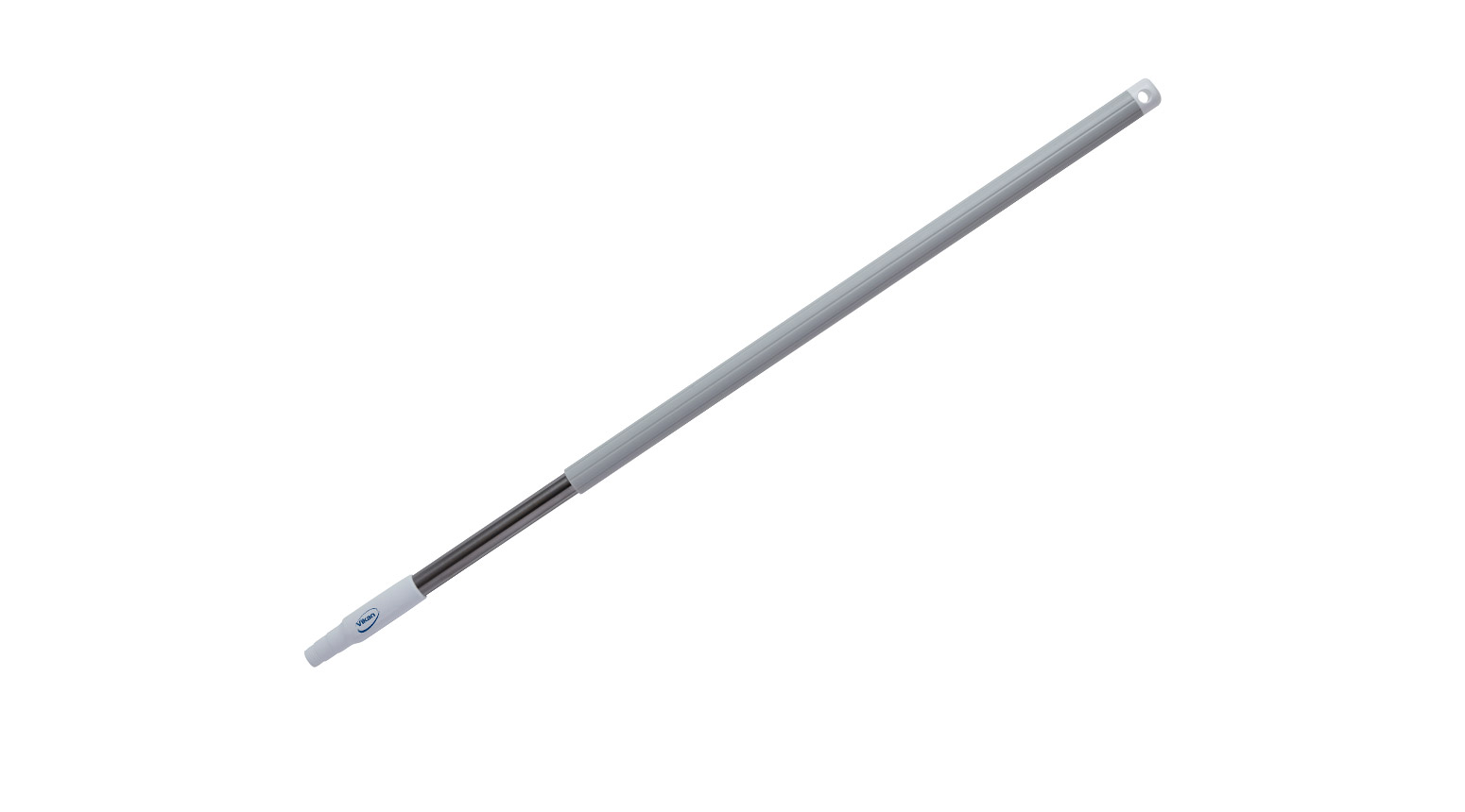VIKAN Ergonomischer Edelstahlstiel, 1025 mm, Ø 31 mm, weiss