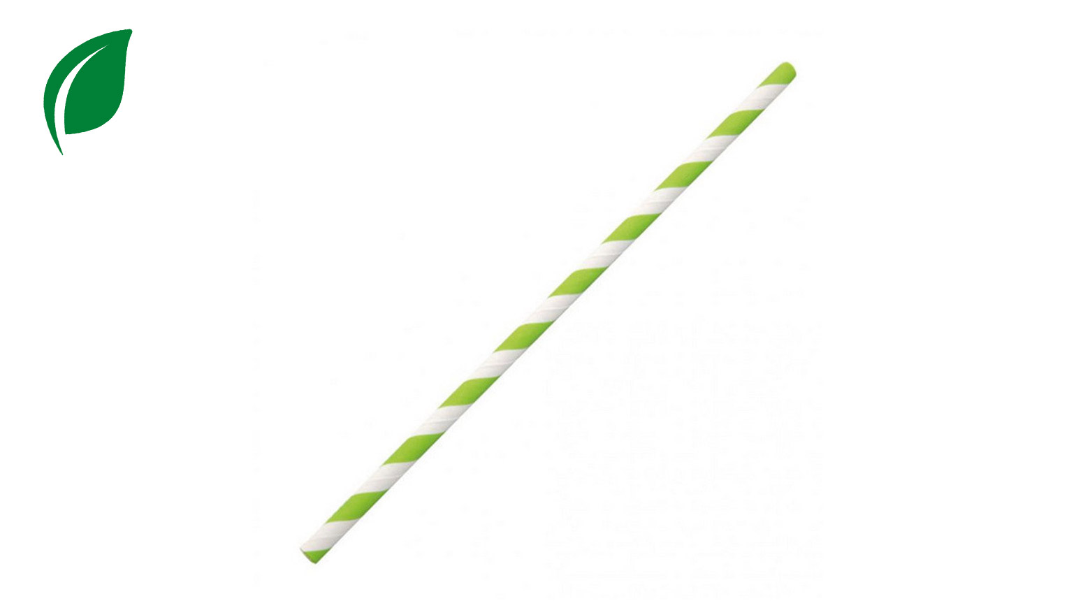 Trinkhalm ÖKO-LINE, Ø 6 x 195 mm, grün