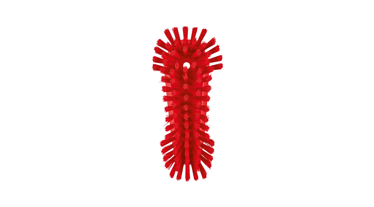 VIKAN Waschbürste XL, hart, 240 mm, Borstenlänge 33 mm, rot