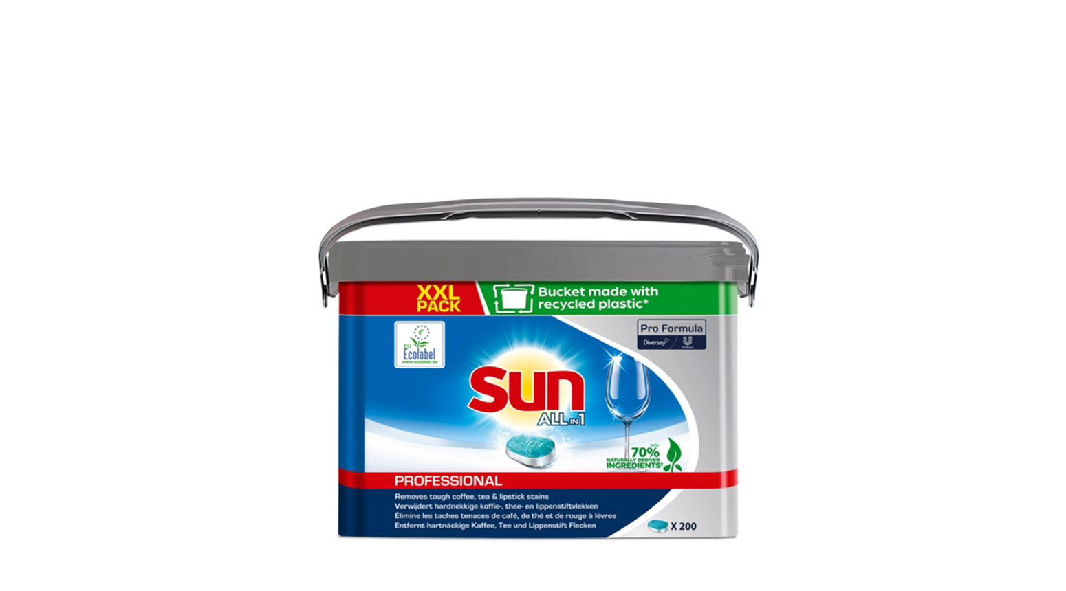 Sun Professional All in 1, Geschirrspültabs, parfümiert, 200 Tabs