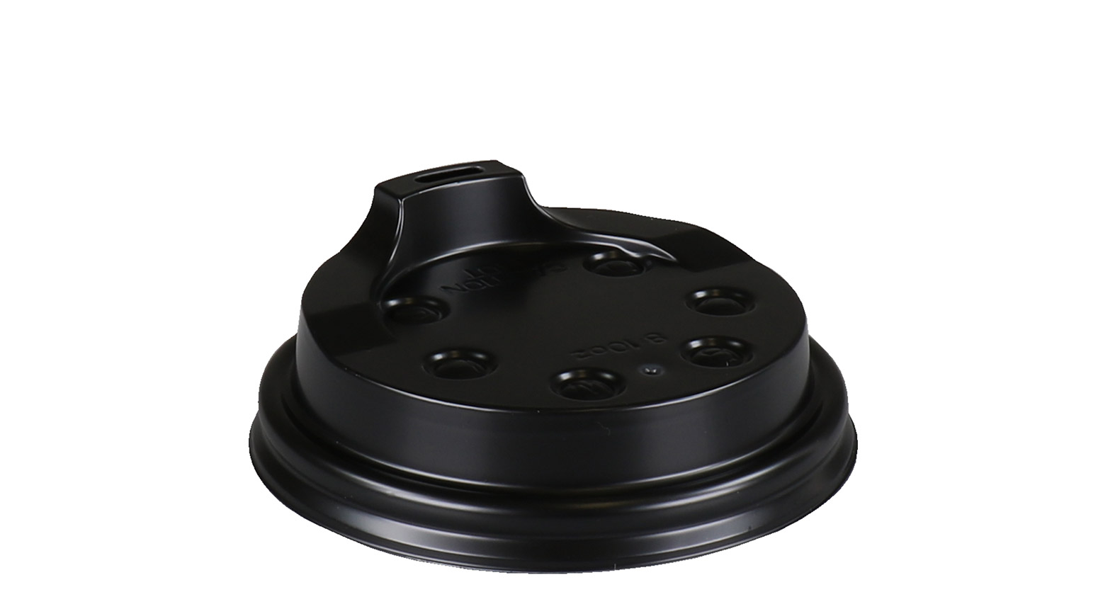 Deckel mit Trinkloch, Ø 90 mm, PS, schwarz