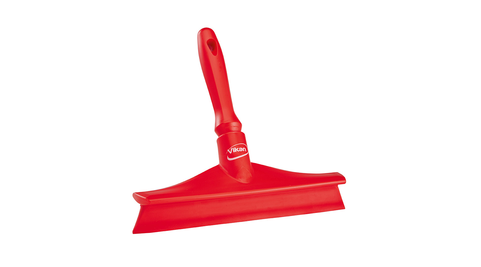 VIKAN Ultra Hygiene Abzieher mit Ministiel, 245 x 104 mm, rot