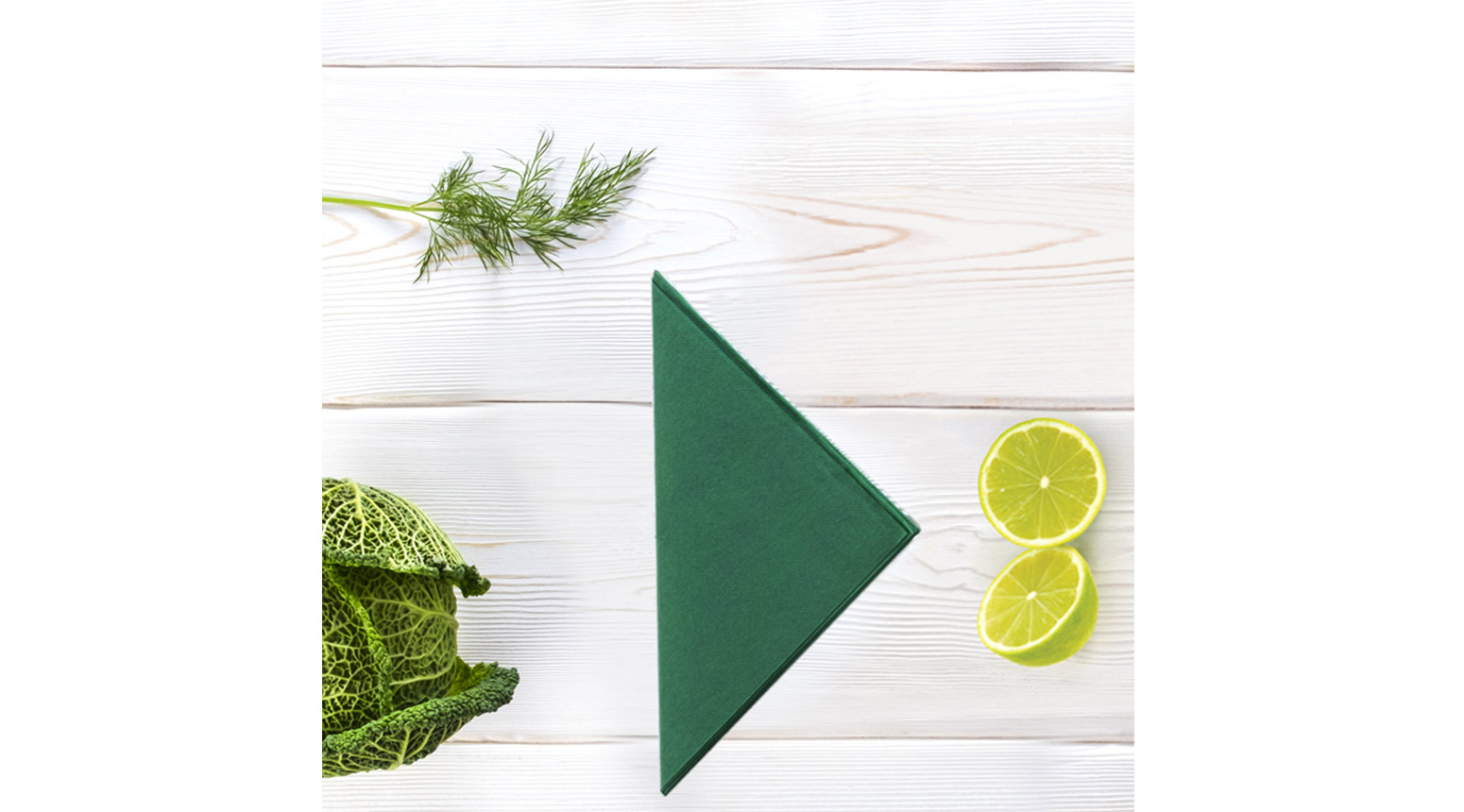 Serviette Airwave verde