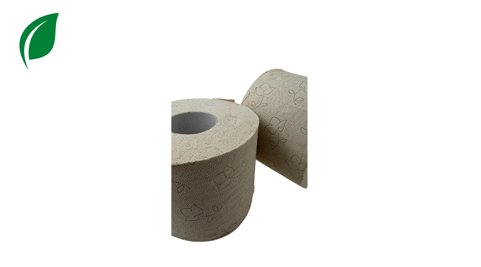 Toilettenpapier Eco Natural Recycling, 3-lagig, Blumenprägung