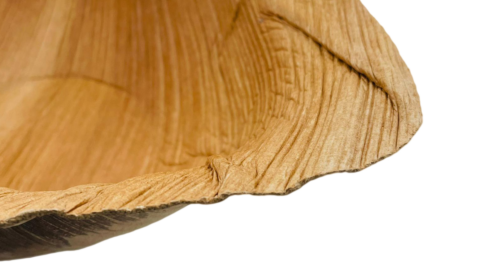 Palmblatt Bowl, triangle, 210 x 200 x 60 mm