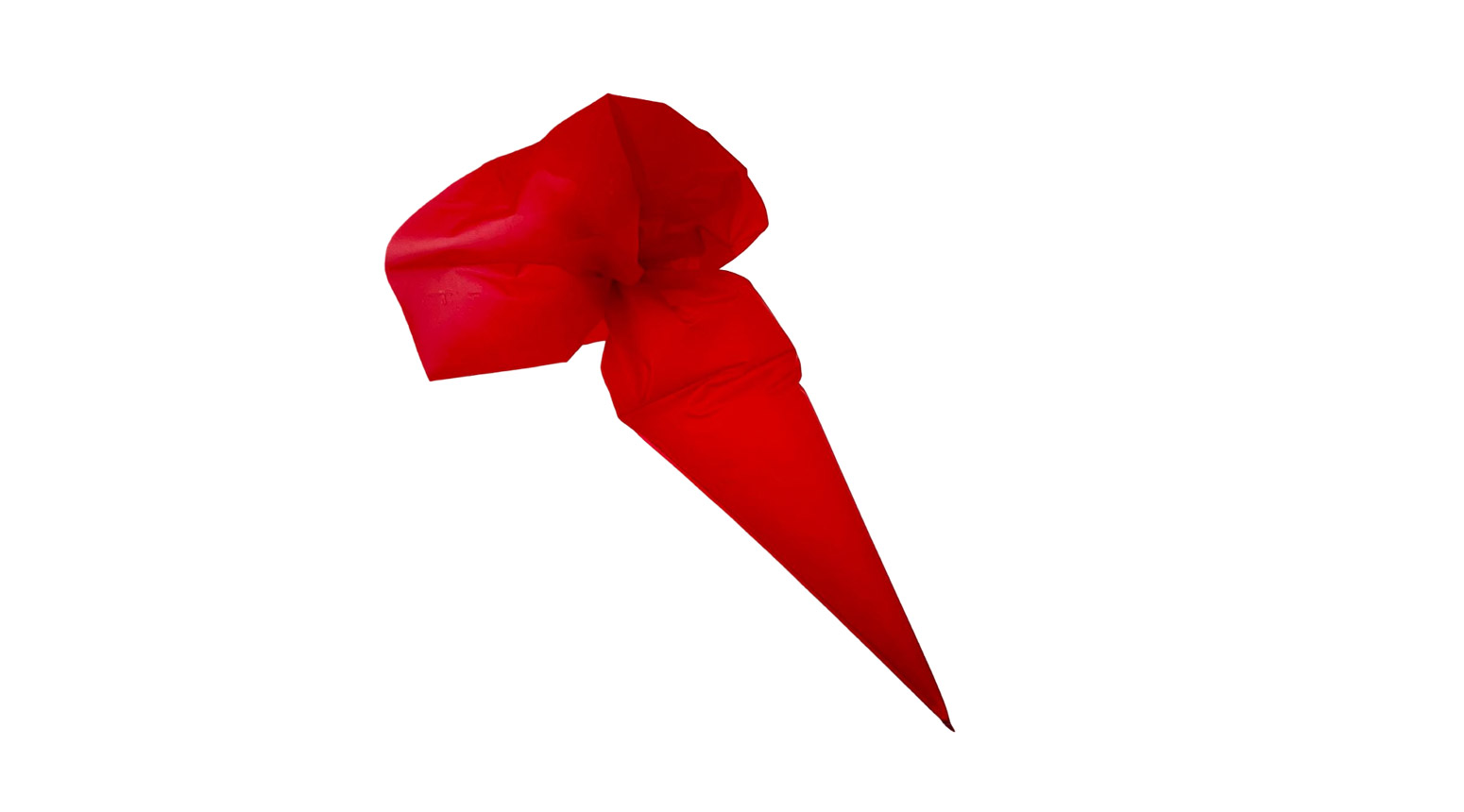 Dressierbeutel, 59 x 28 cm, hitzebeständig, rot