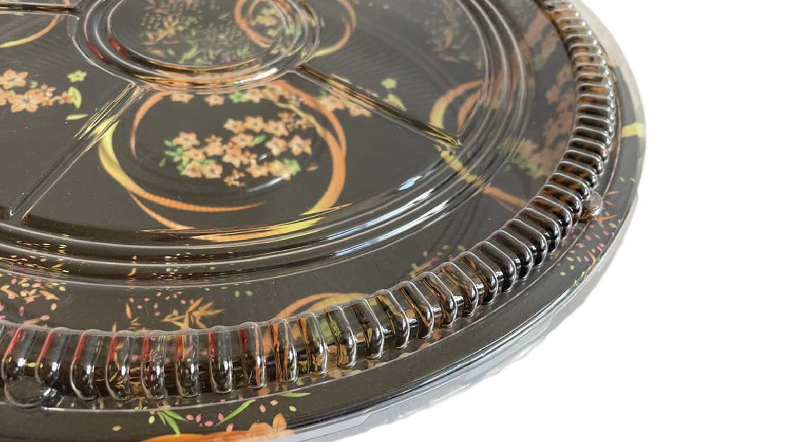 Sushibox "Print", Ø 346 x 48 mm, PS