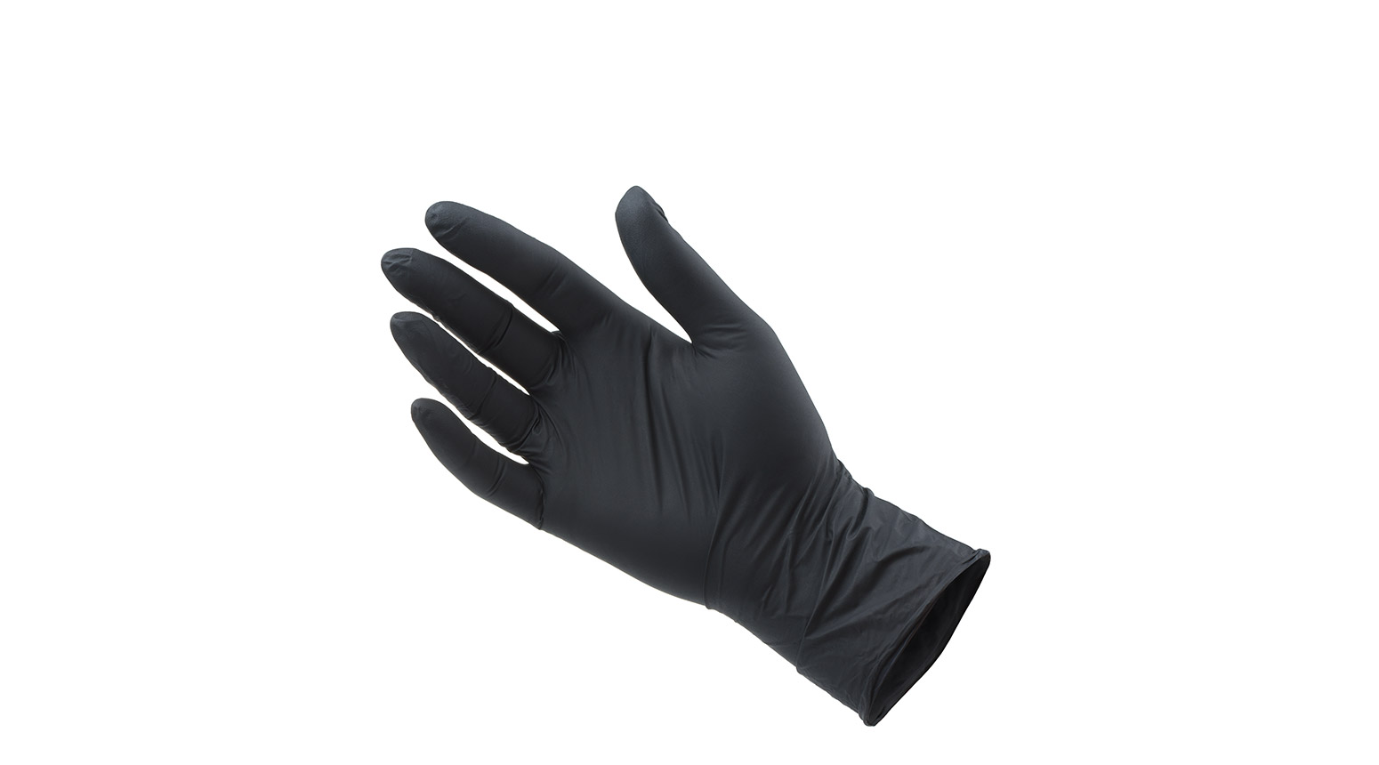 Nitrilhandschuhe puderfrei, Grösse M, schwarz