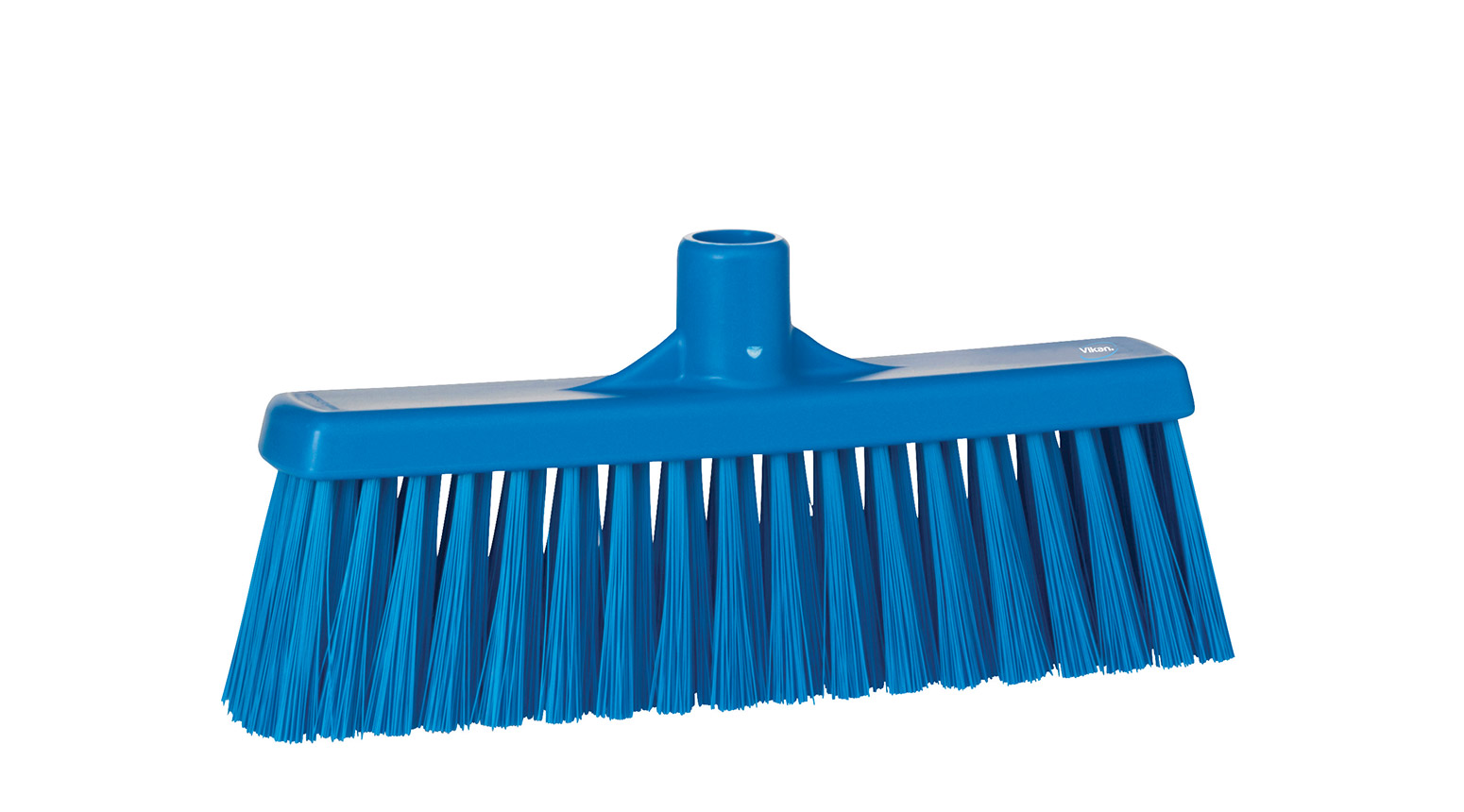 VIKAN Kehrbesen mit Rechtsgewinde, medium, 310 mm, blau