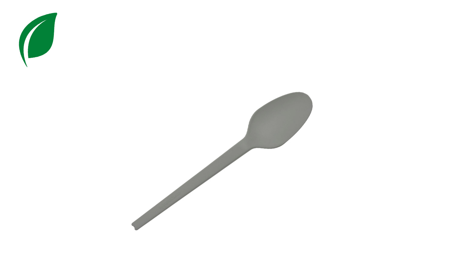 Löffel ÖKO-LINE, einzeln verpackt, 160 mm, CPLA, weiss