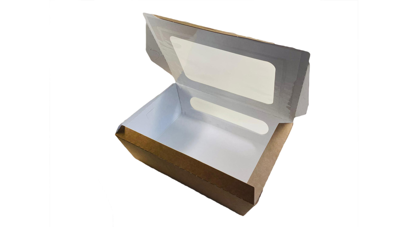 Salatbox mit Sichtfenster "Kraft" Grösse L