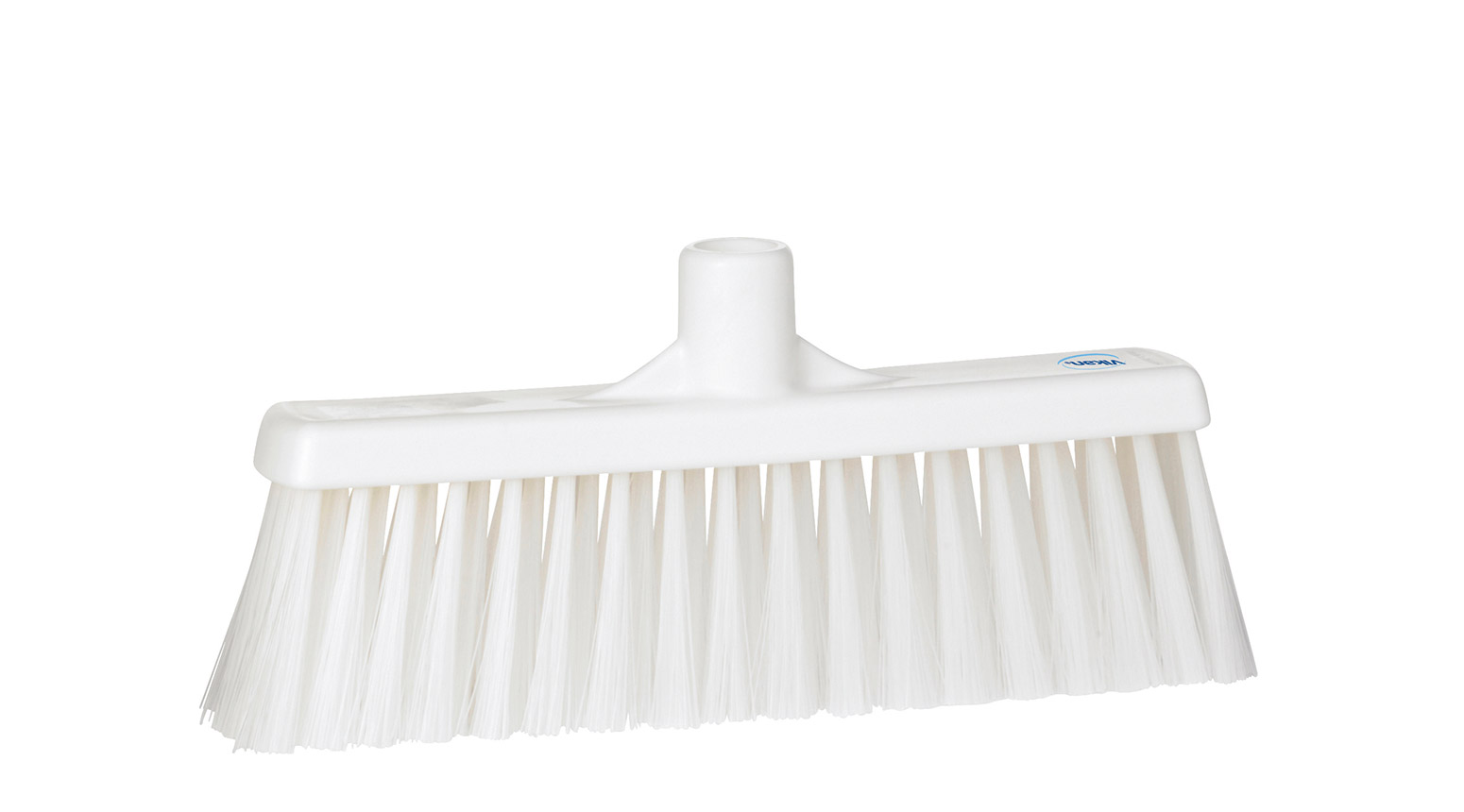 VIKAN Kehrbesen mit Rechtsgewinde, medium, 310 mm, weiss
