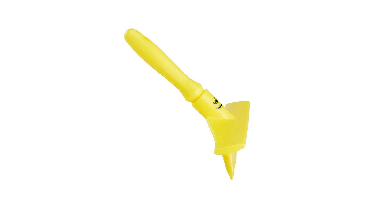 VIKAN Ultra Hygiene Abzieher mit Ministiel, 245 x 104 mm, gelb