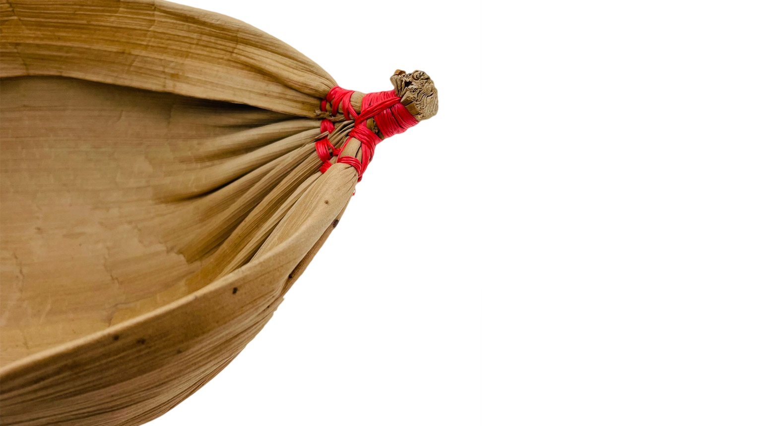 Palmblatt Schiff, 230 x 160 x 80 mm