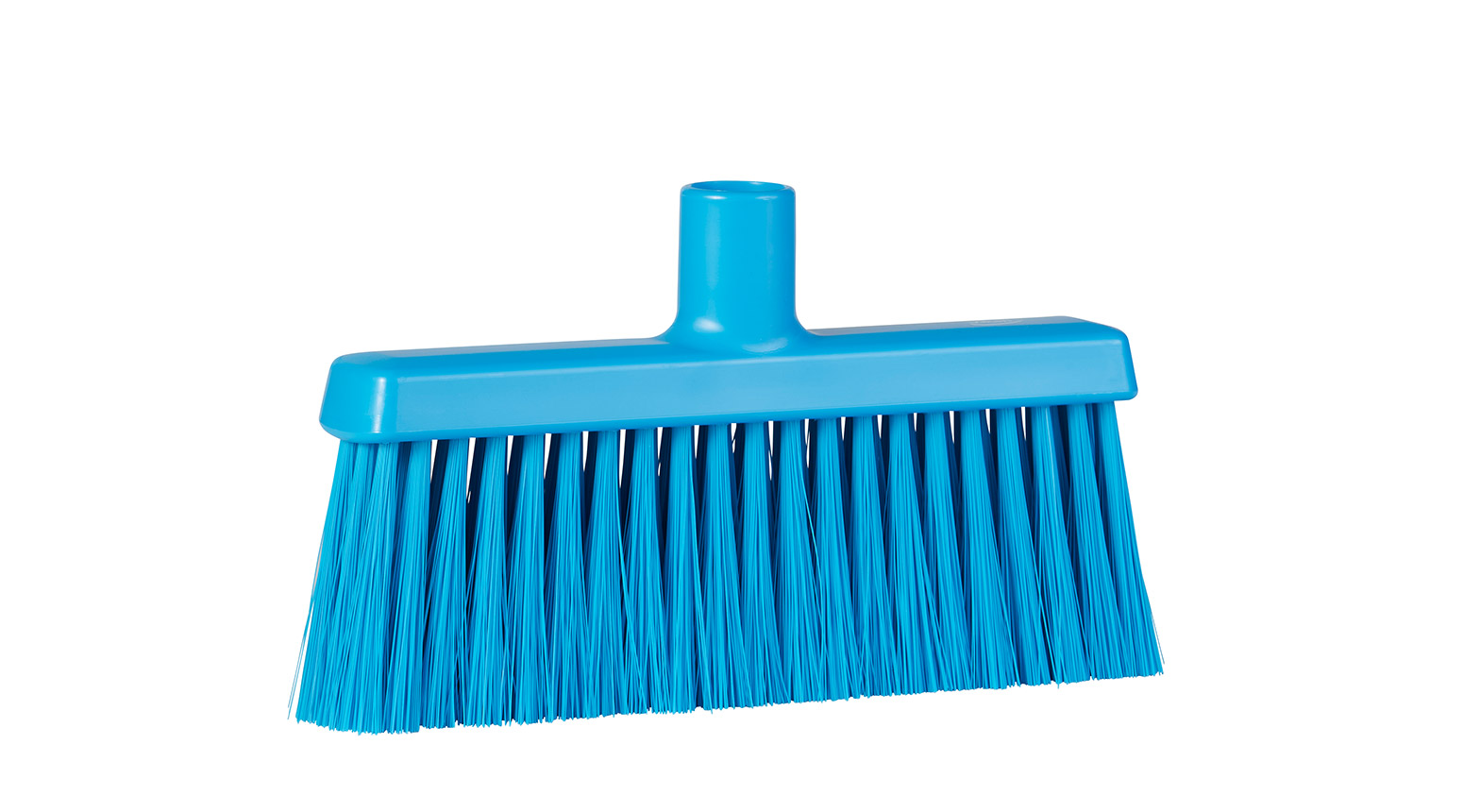 VIKAN Schmaler Besen, weich/hart, 260 mm, blau