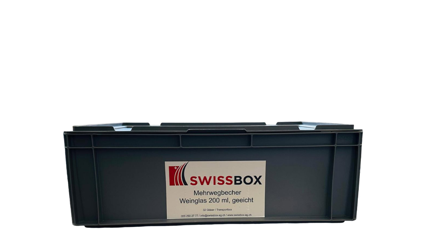 Weinglas, 250 ml, geeicht bei 100+200 ml, inkl. Transportbox