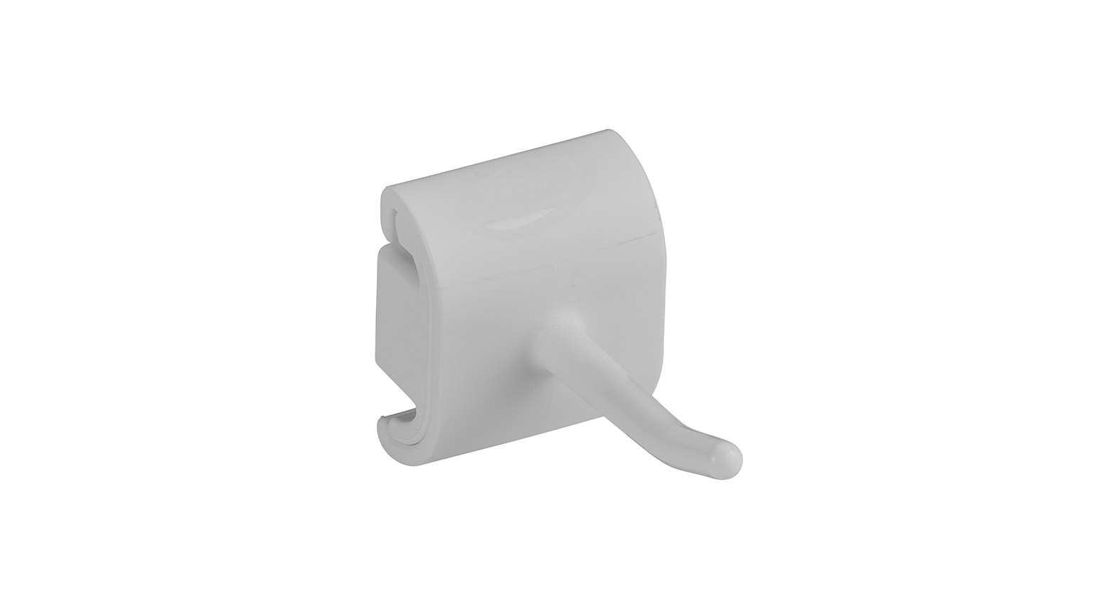 Hygienische Wandhalterung für 1 Produkt, 41 mm, weiss