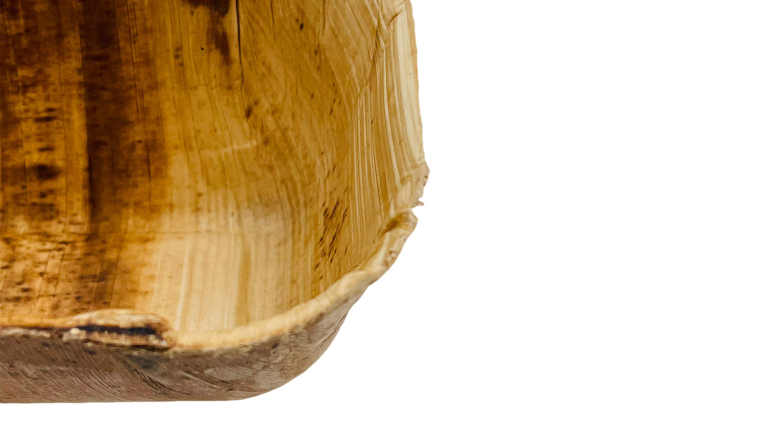 Palmblatt Bowl, rechteckig, 180 x 85 x 55 mm