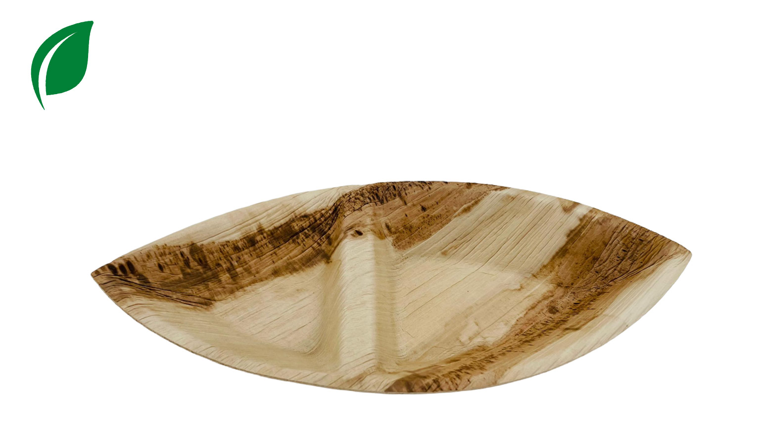 Palmblatt Platte Eye 2-teilig 280 x 150 mm, H: 35 mm