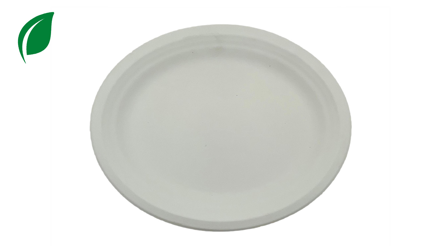 Teller ÖKO-LINE oval, 260 x 200 x 22 mm, weiss