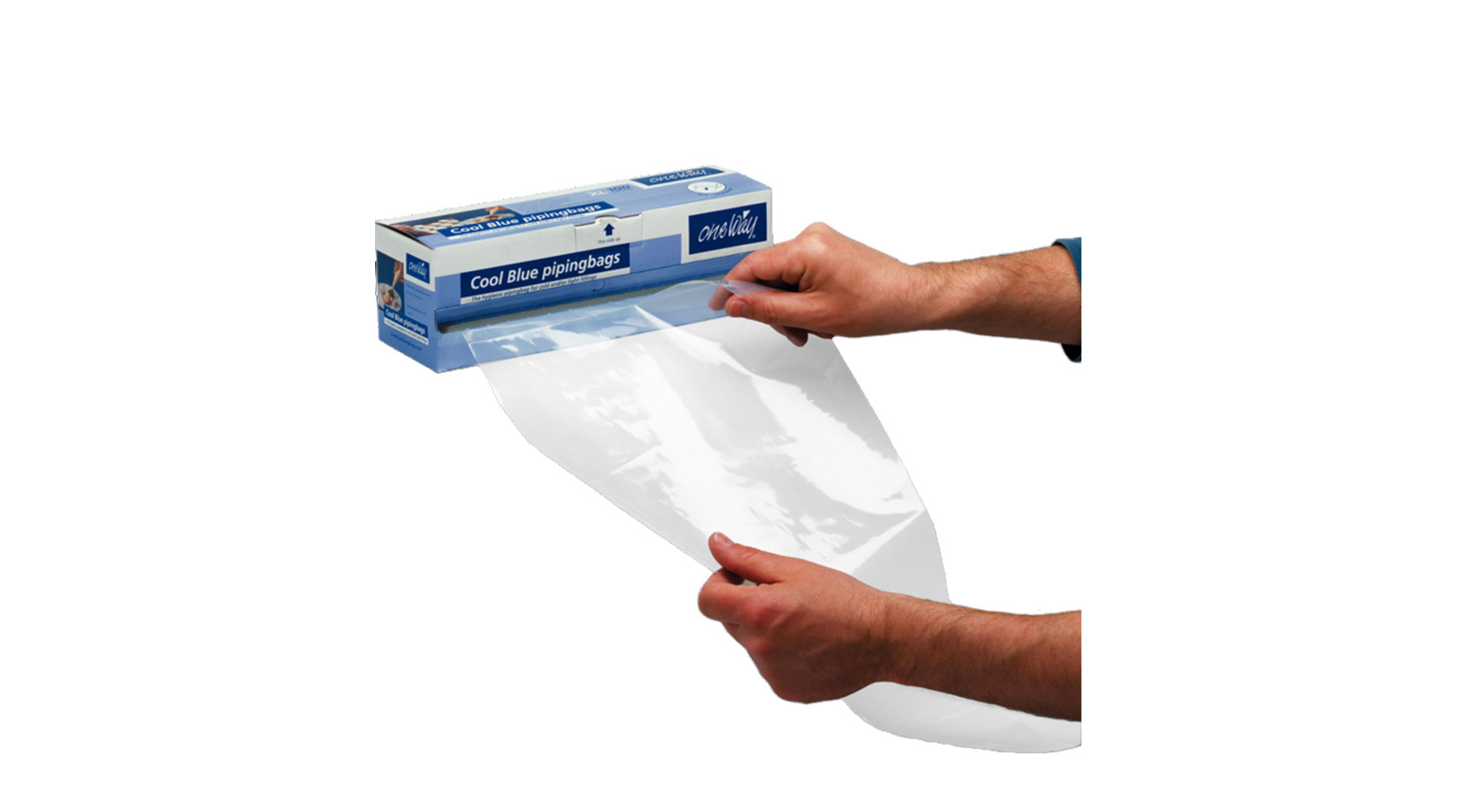 Dressierbeutel, 53 x 28 cm, PE, transparent