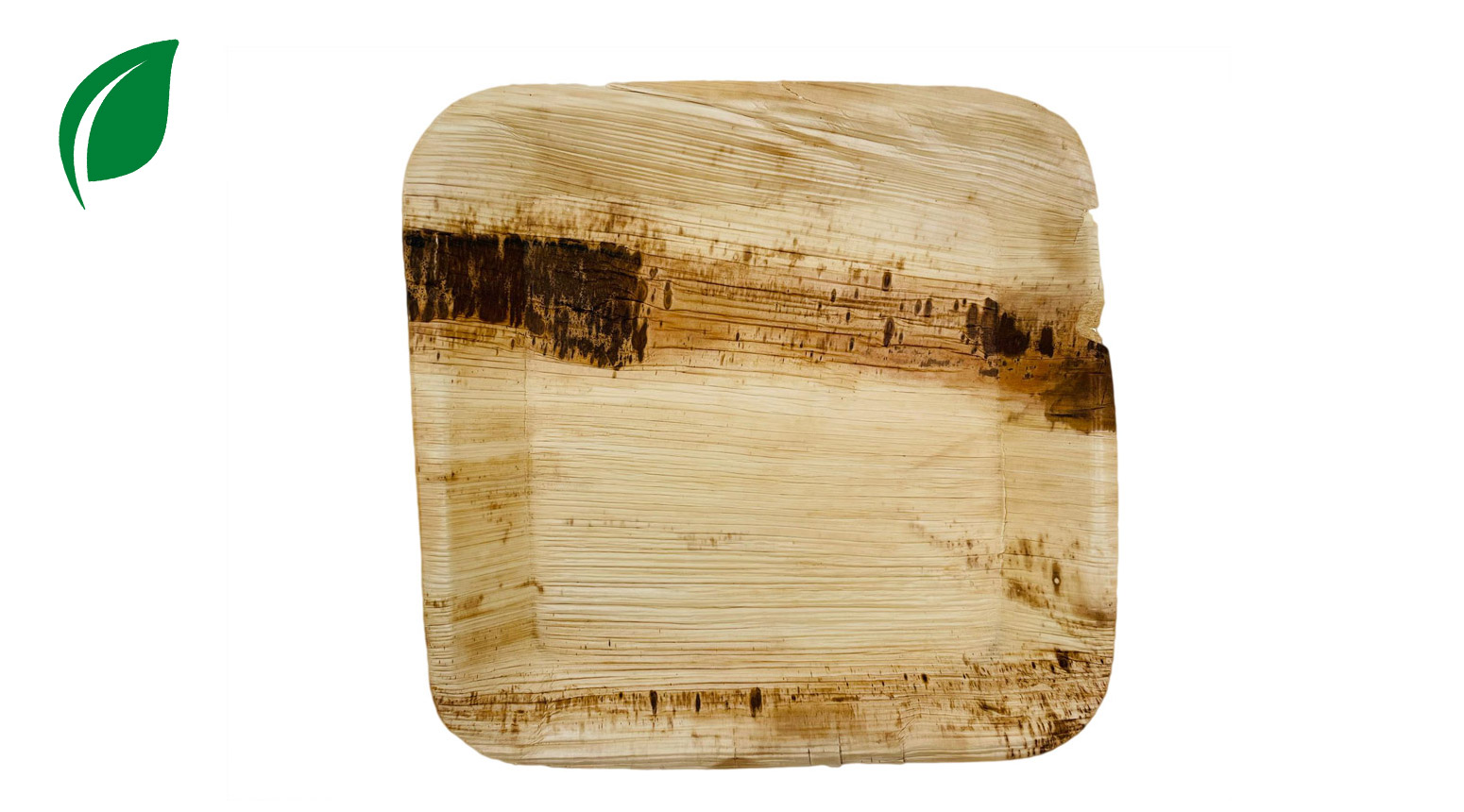 Palmblatt Teller, quadratisch, 240 x 240 x 25 mm