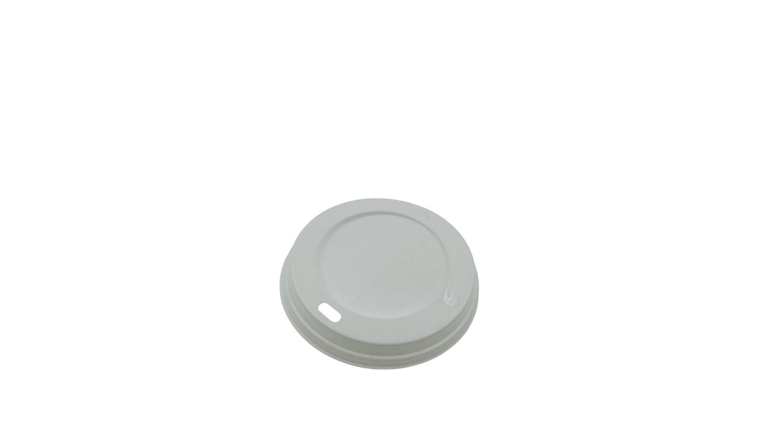 Deckel mit Trinkloch Ø 90 mm, PS, weiss