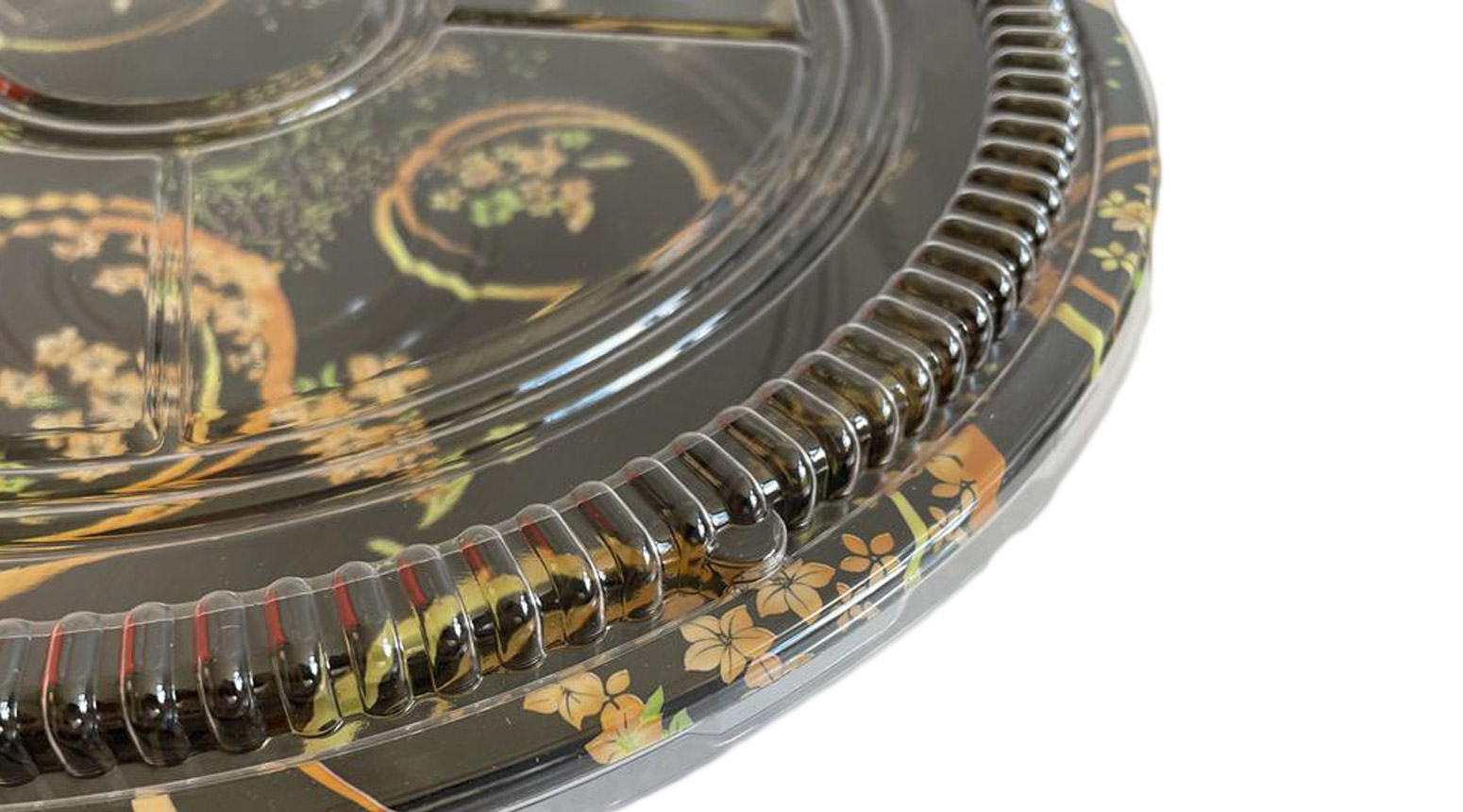 Sushibox "Print", Ø 321 x 48 mm, PS