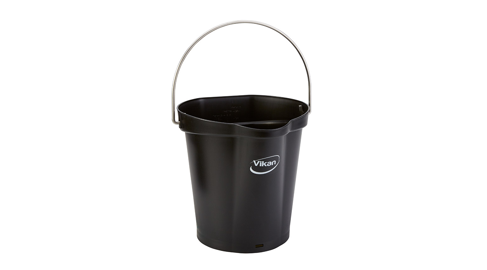 VIKAN Eimer, 6 Liter, schwarz