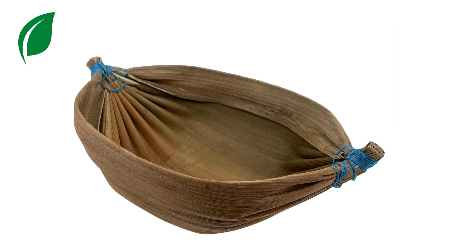 Palmblatt Schiff, 200 x 160 x 80 mm