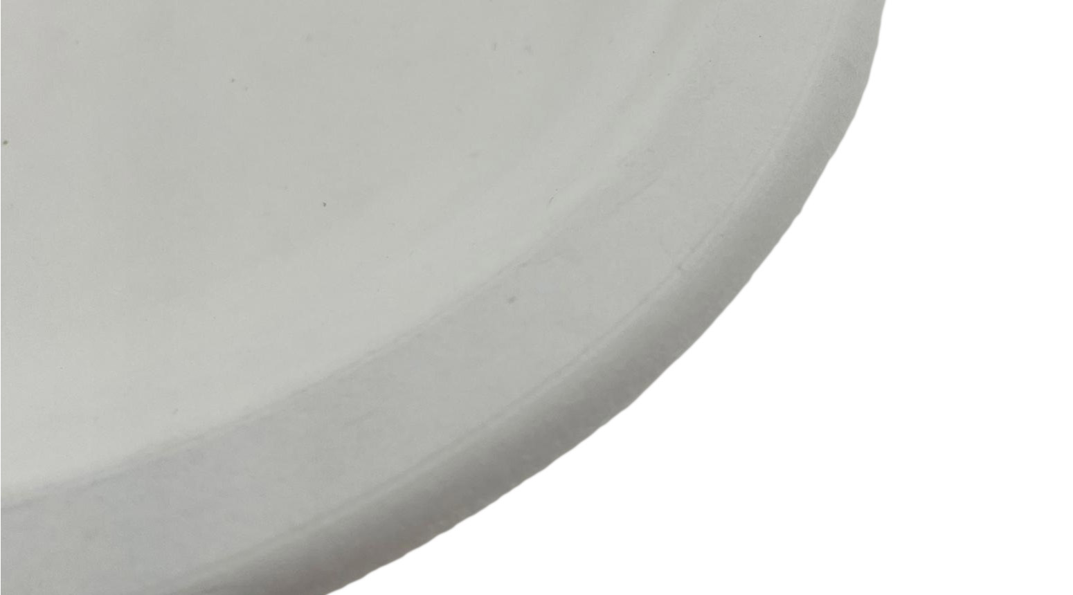 Teller ÖKO-LINE oval, 260 x 200 x 22 mm, weiss