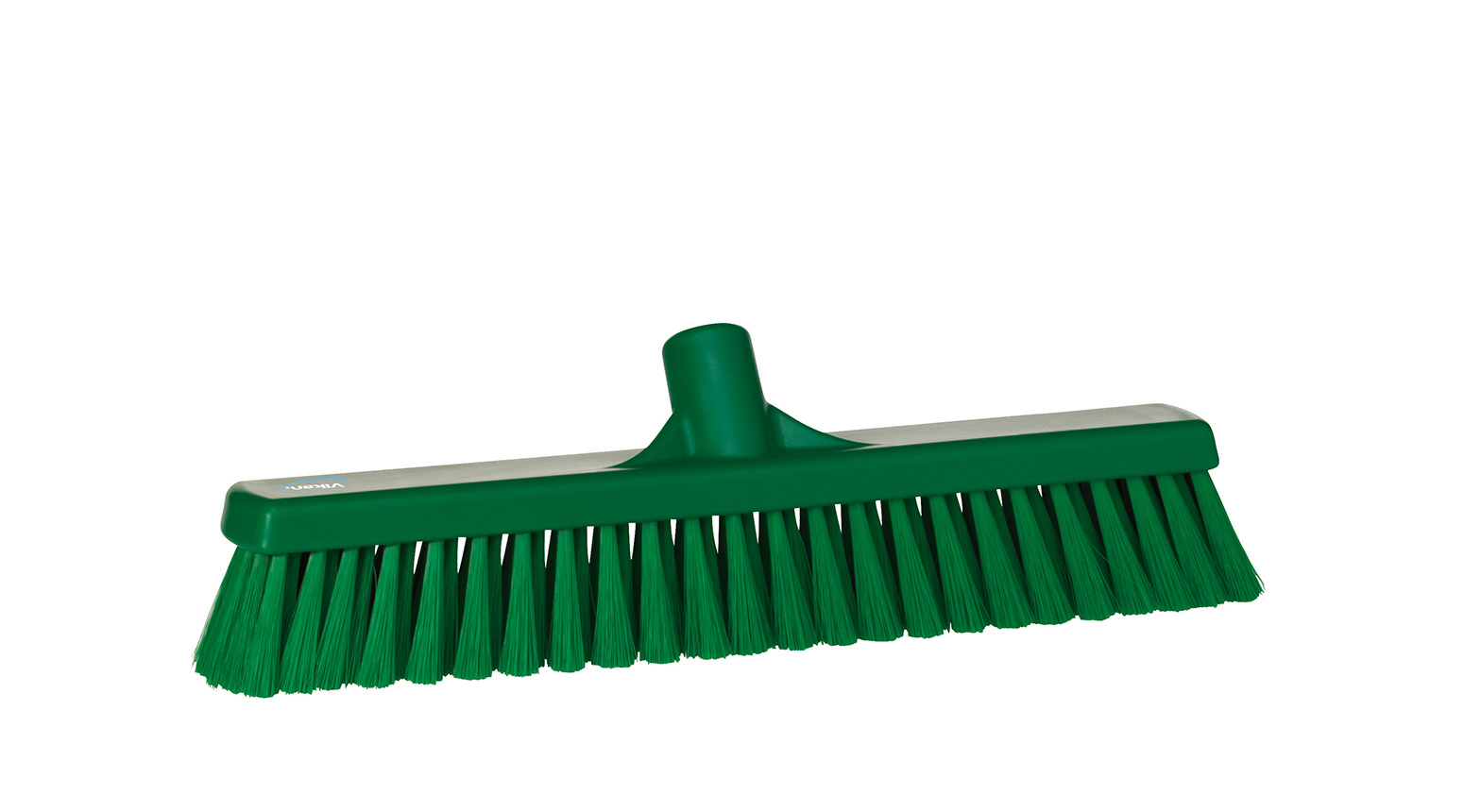 VIKAN Besen, weich, 410 mm, Borstenlänge 58 mm, grün