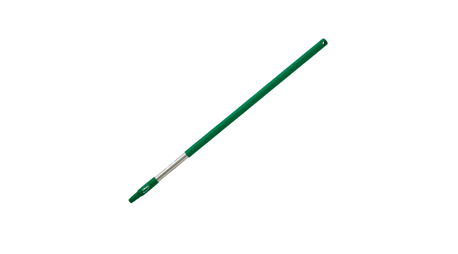 VIKAN Ergonomischer Edelstahlstiel, 1025 mm, Ø 31 mm, grün