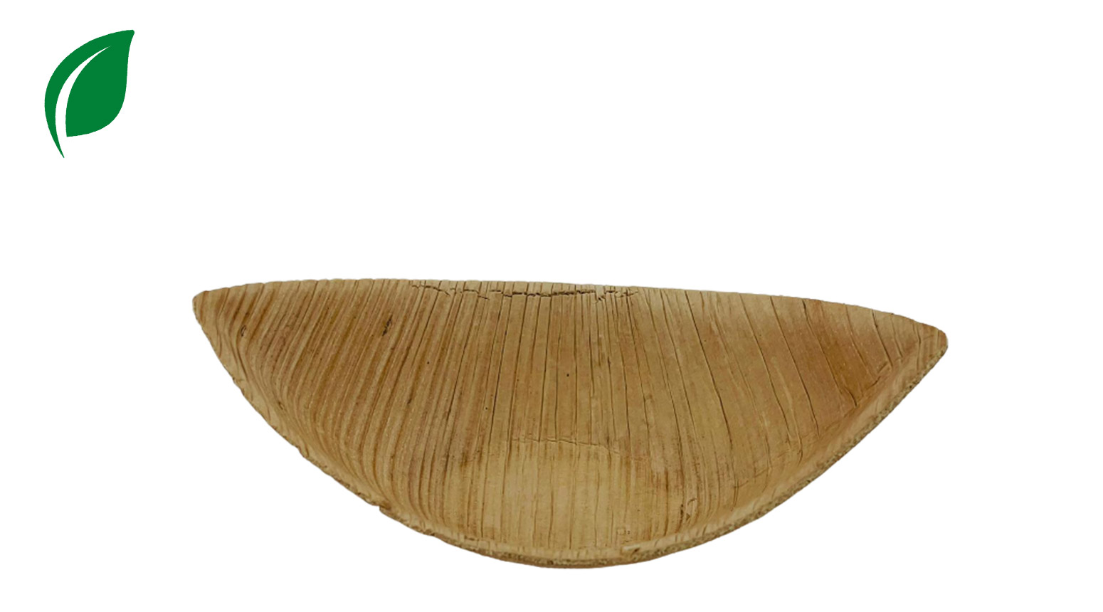 Palmblatt Schale Boot 115 x 60 mm, H: 20 mm