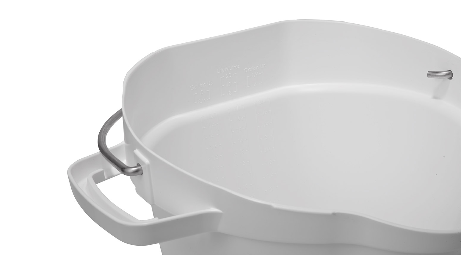 VIKAN Eimer, 20 Liter, weiss