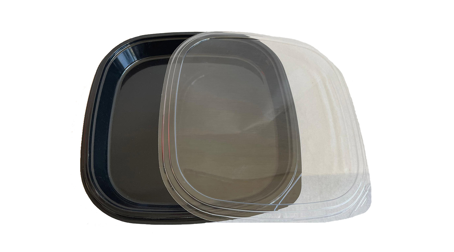 Sushibox, 325 x 325 x 39 mm, PS, schwarz