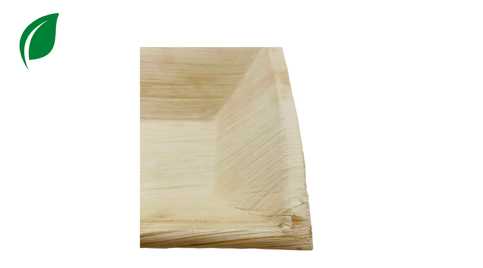 Palmblatt Schale quadratisch 160 x 160 x 45 mm