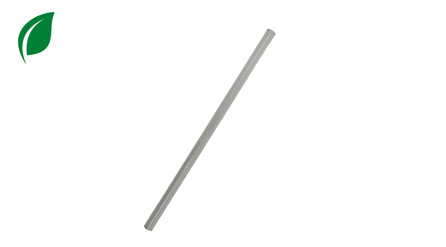 Trinkhalm, Ø 8 x 200 mm, Glas, transparent