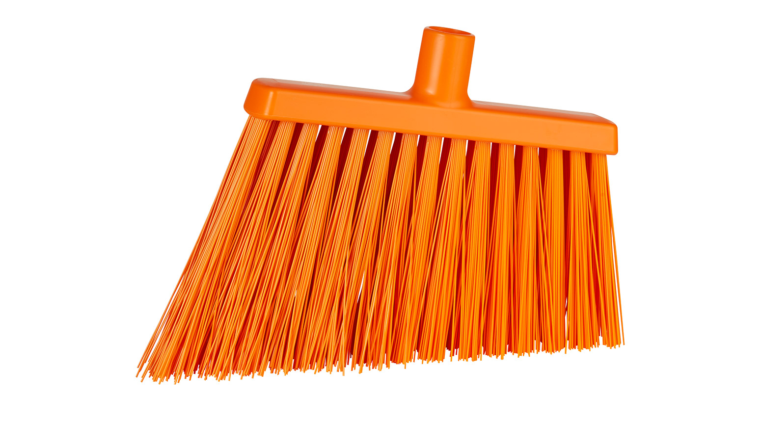 VIKAN Besen, Winkelschnitt, hart, 290 mm, orange