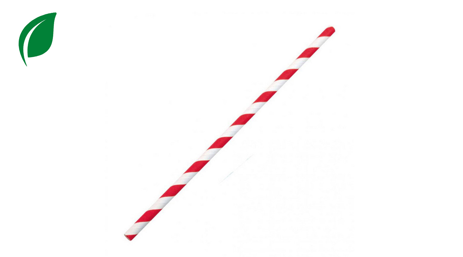 Trinkhalm ÖKO-LINE, Ø 6 x 195 mm, rot