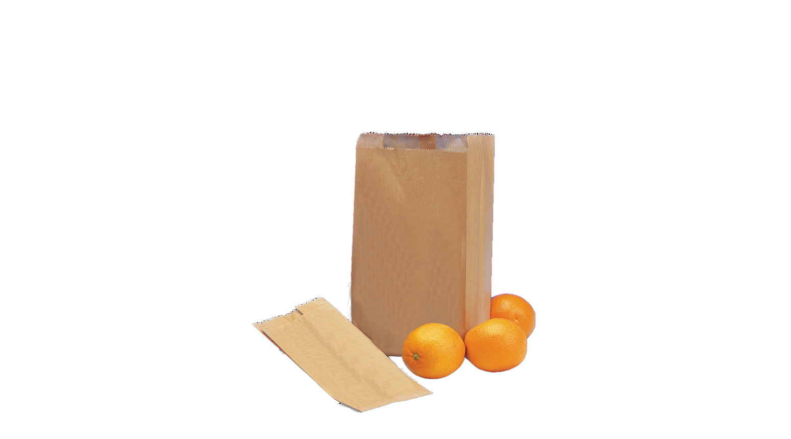 Seitenfaltenbeutel Nr. 2, 160/100 x 305 mm, Kraftpapier, braun, 10 kg (ca. 1'600 Stk.) / Karton