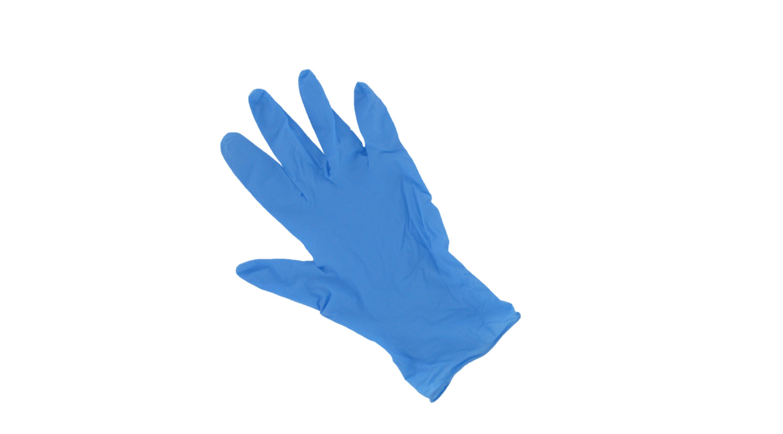 Latexhandschuhe gepudert blau Grösse S
