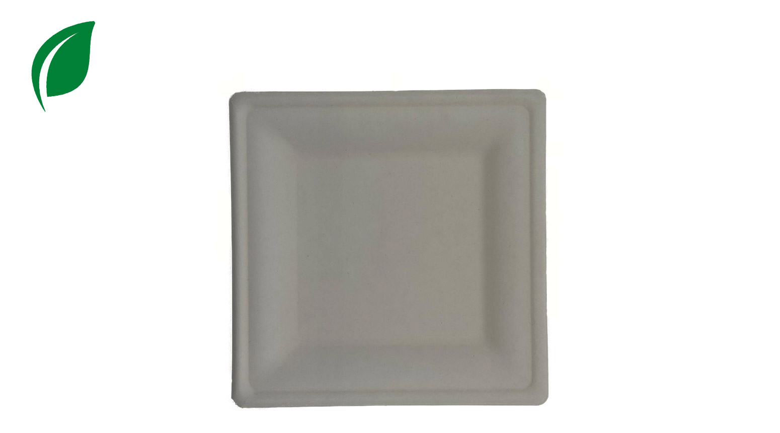 Teller ÖKO-LINE quadratisch, 210 x 210 mm, weiss