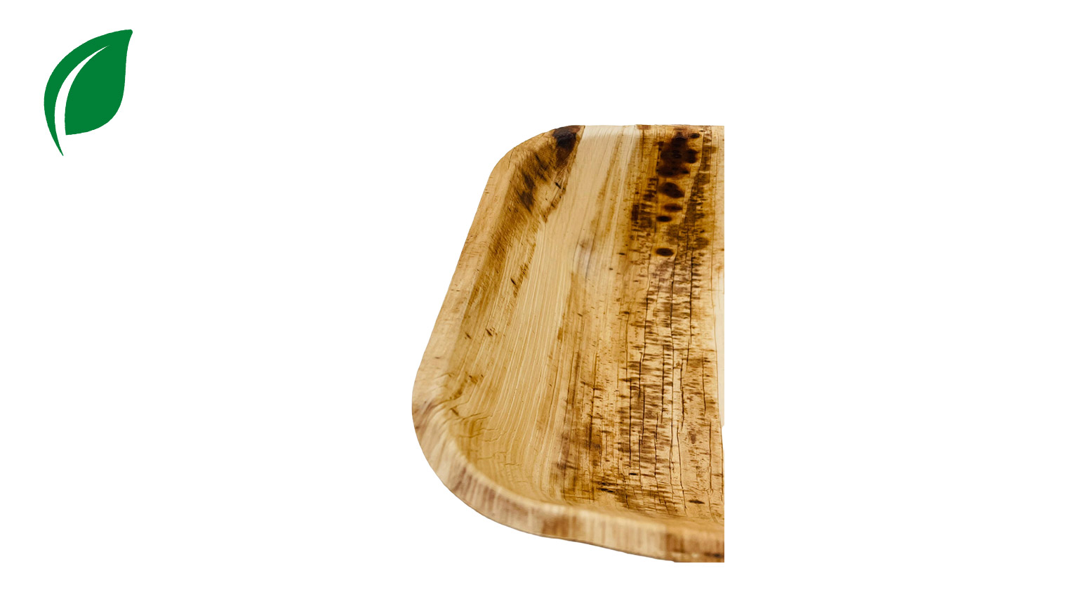 Palmblatt Schale quadratisch 140 x 140 x 45 mm